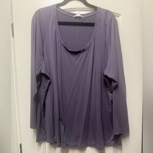 Purple long sleeve top from Athleta. Size 2x.
